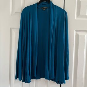 Teal blue cardigan